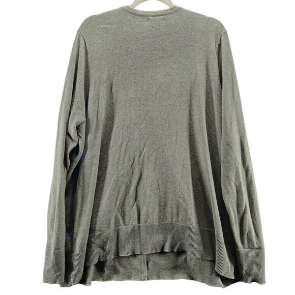 Croft&Barrow Womens Sweater Multi-Color Size Medium Cotton Blend Button Close - Picture 2 of 16